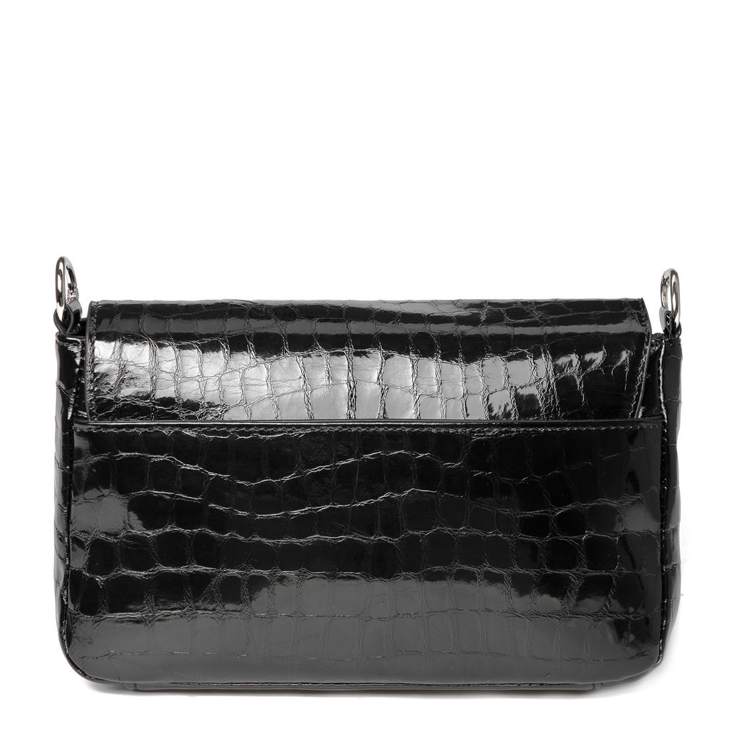 женская кожаная сумка с тиснением Багетка - Barcelo biagi фото 2