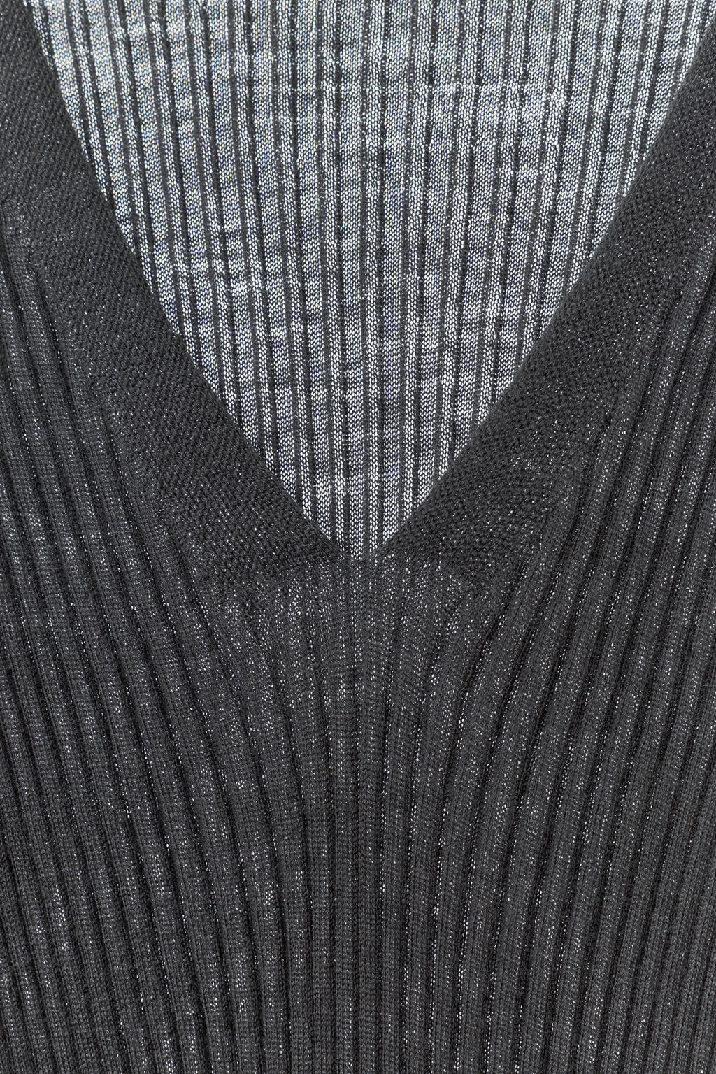 TOP RIB LANA 100% / Gris