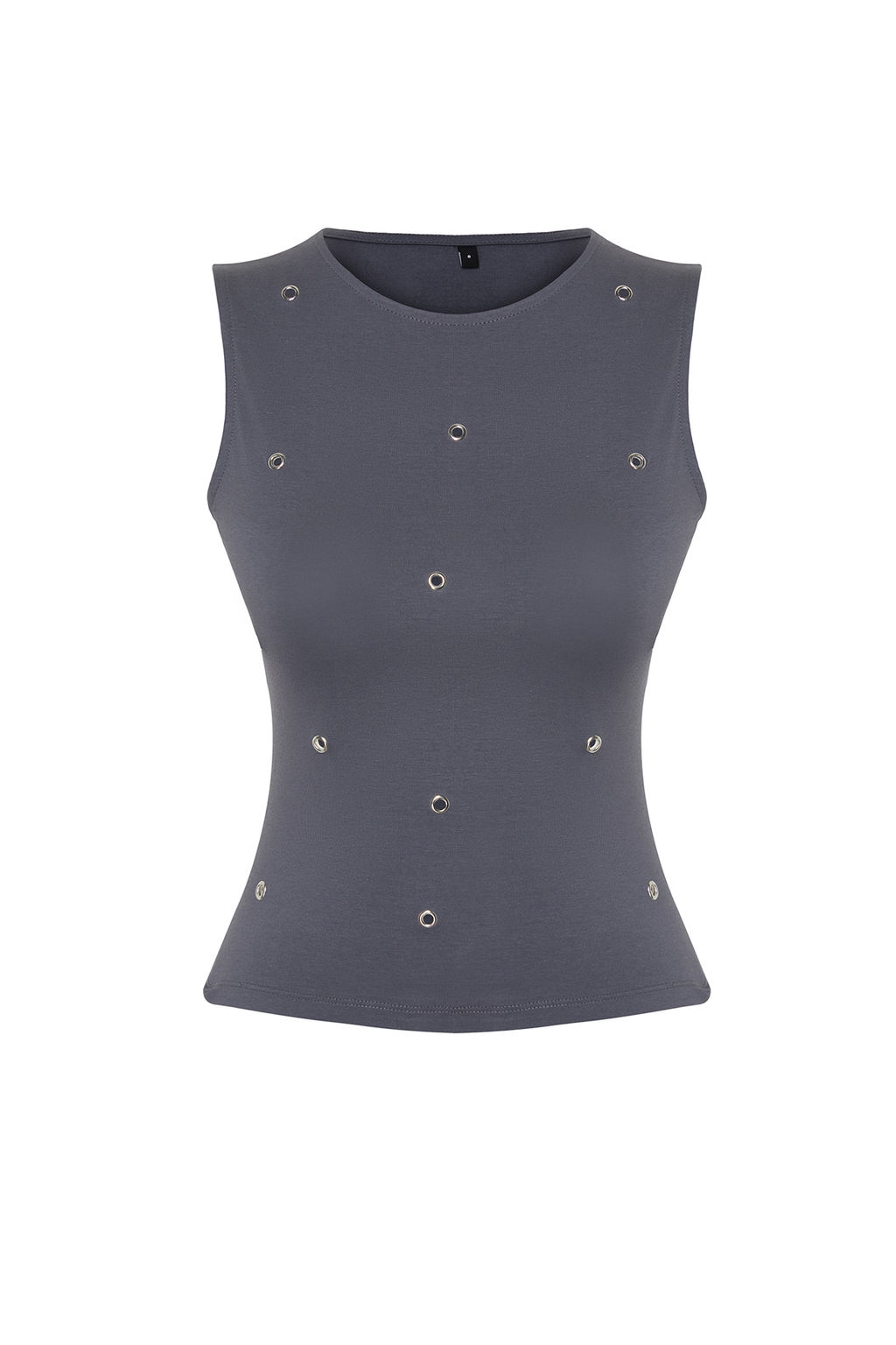 Antrasit Fitted/Vucuda Oturan Bisiklet Yaka Kul Gozu Detayl? Orme Atlet TWOSS24AL00046 - Trendyolmilla фото 7