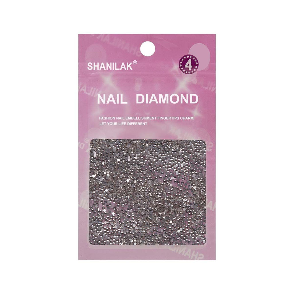 Nail Art Стразы для ногтей №4, серебристый  фото 2