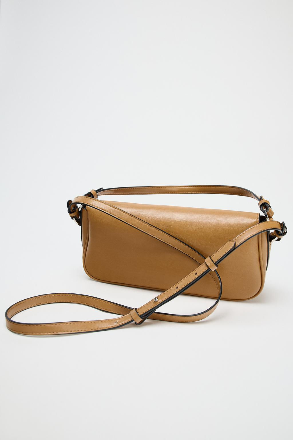 DOUBLE-HANDLE CROSSBODY BAG - Zara фото 5