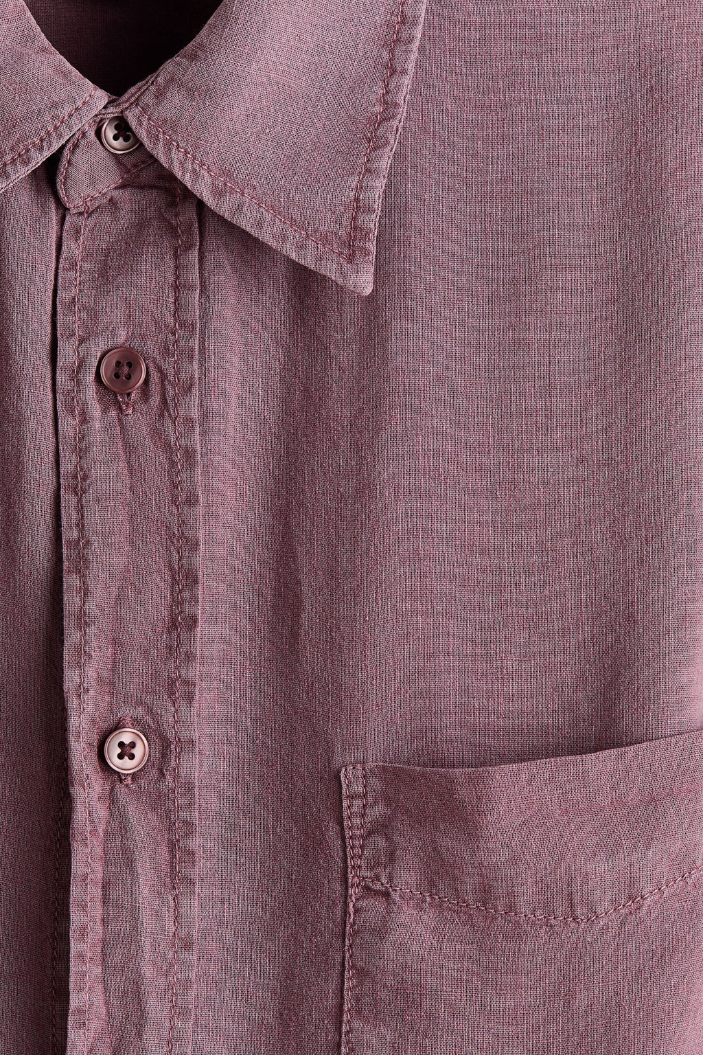 Camisa en mezcla de lino Relaxed Fit - H&m фото 5