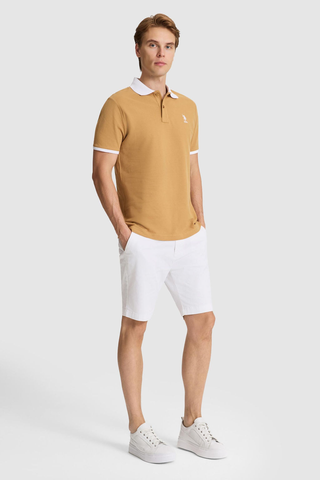 Erkek Coconut Regular Fit Polo Yaka Basic Ti__rt - U.s. polo assn фото 4