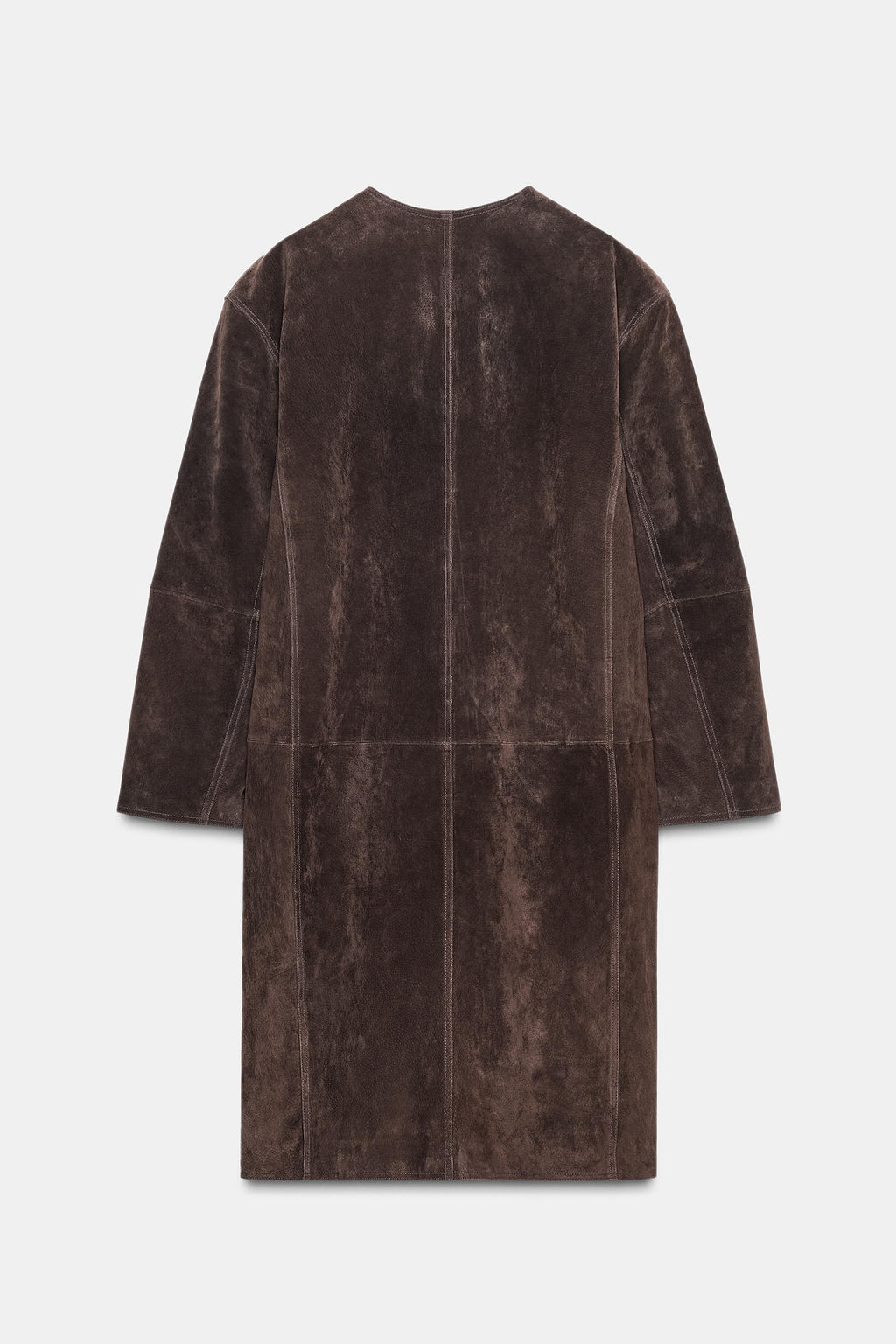 100% LEATHER COAT - Zara фото 8