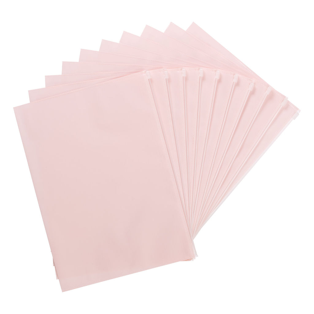 Expert Complete Trend Pastel Папка-конверт на ZIP-молнии A4 180 мкм диагональ 10 шт. персиковый EC21124020