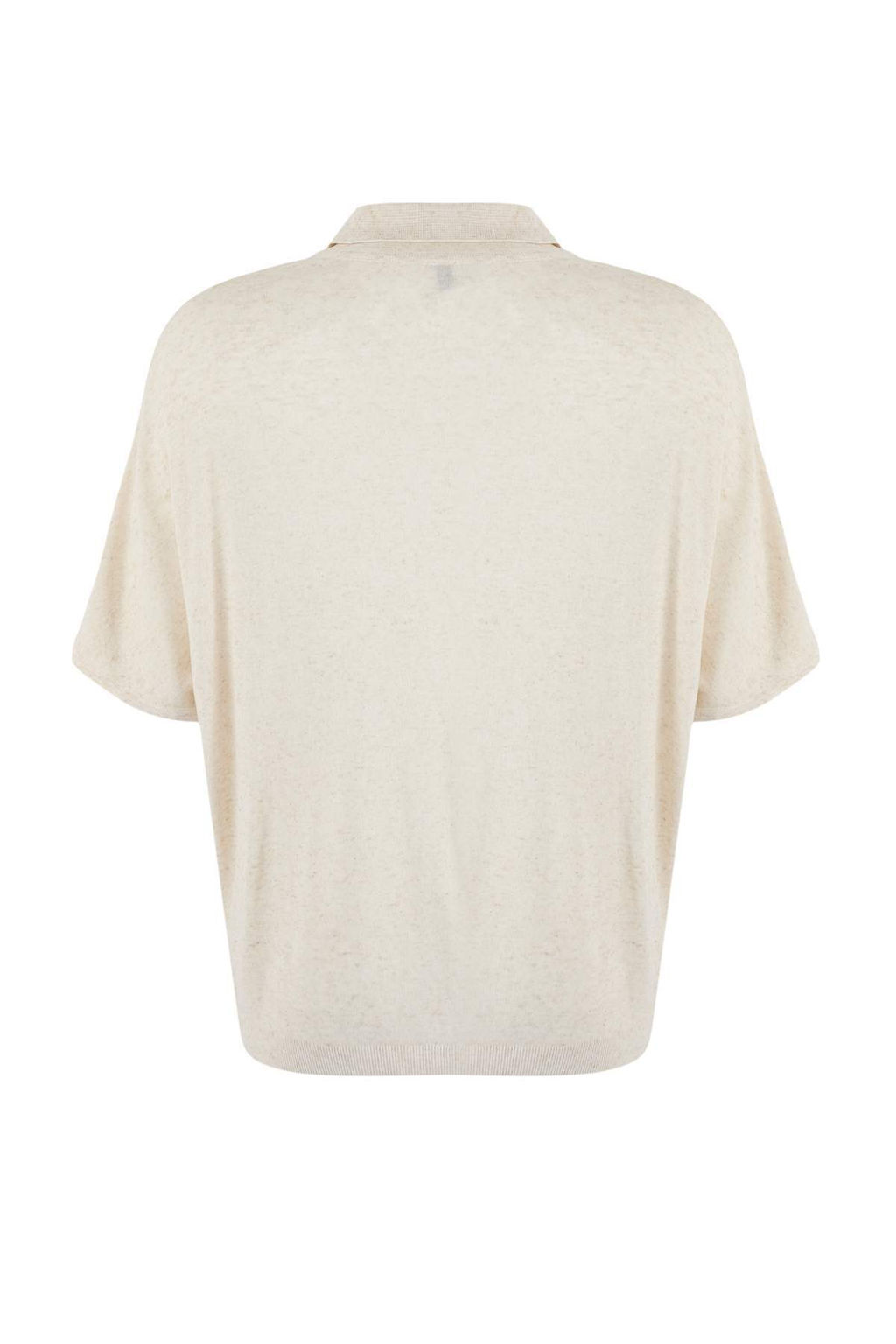 Limited Edition Wardrobe Essentials Tas Keten Kar?s?ml? Polo Yaka Triko Bluz TWOSS26BZ00115 - Trendyolmilla фото 6