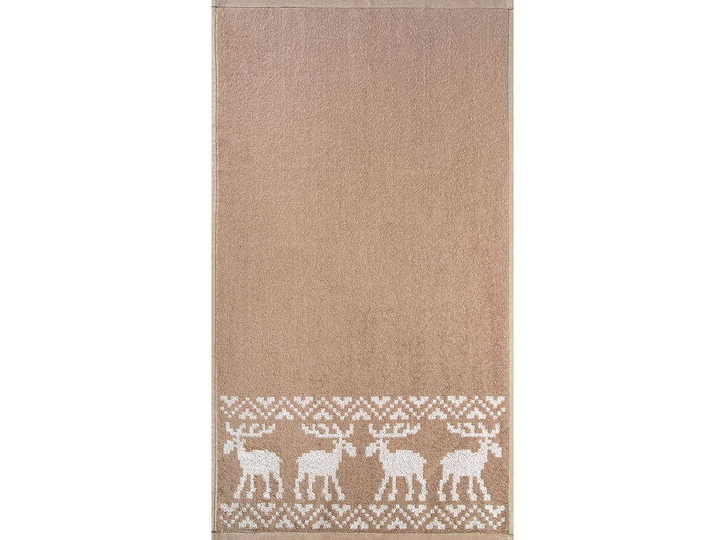 Полотенце махровое 6с103.512ж2 Оленики (лен3) 50х90см