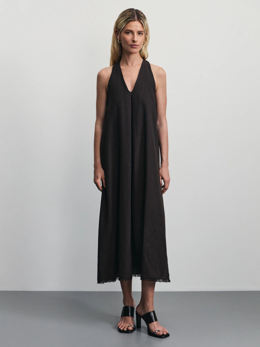 Платье трапеция длины макси / Zarina  фото 3