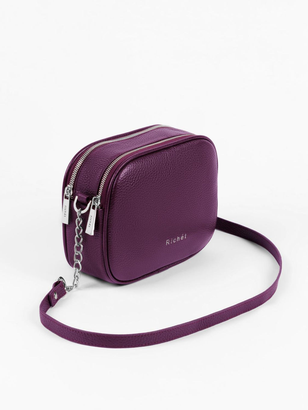 Женская кожаная сумка Richet Фиолетовый