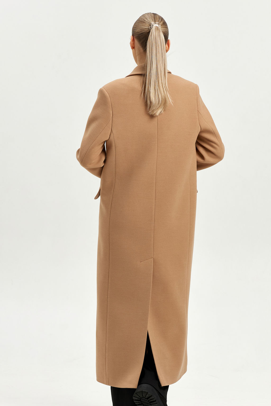 Пальто женское демисезонное 26830 (пепельный/ёлочка) - Kankan фото 30