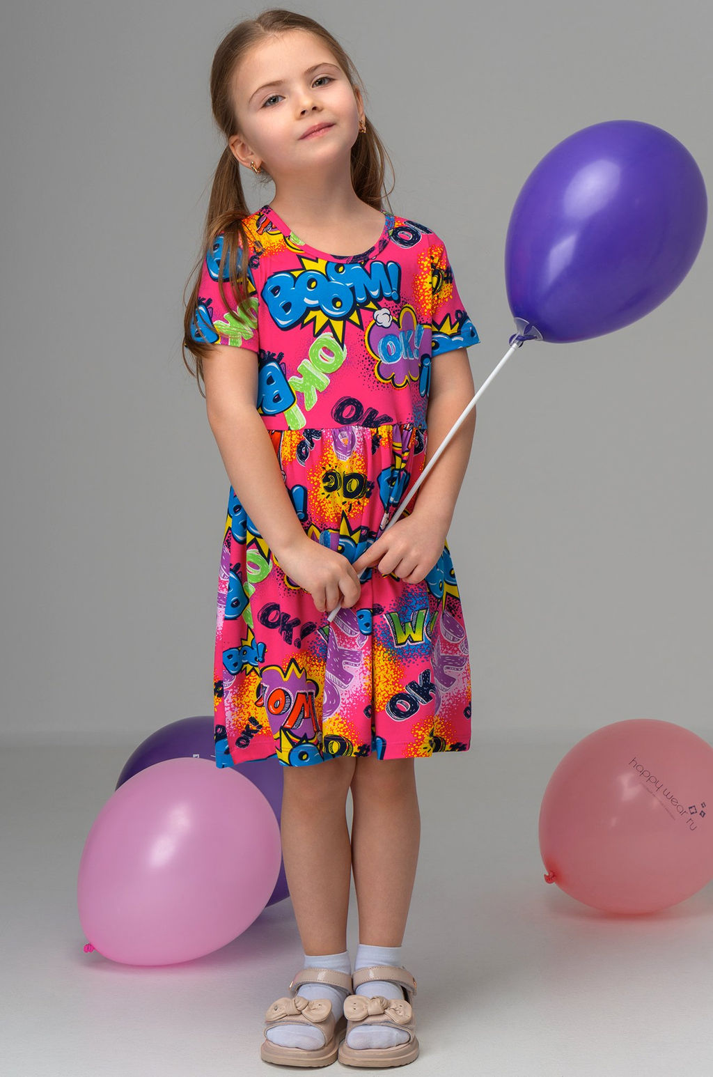 Летнее платье из бамбука для девочки Happyfox - Happy fox фото 3