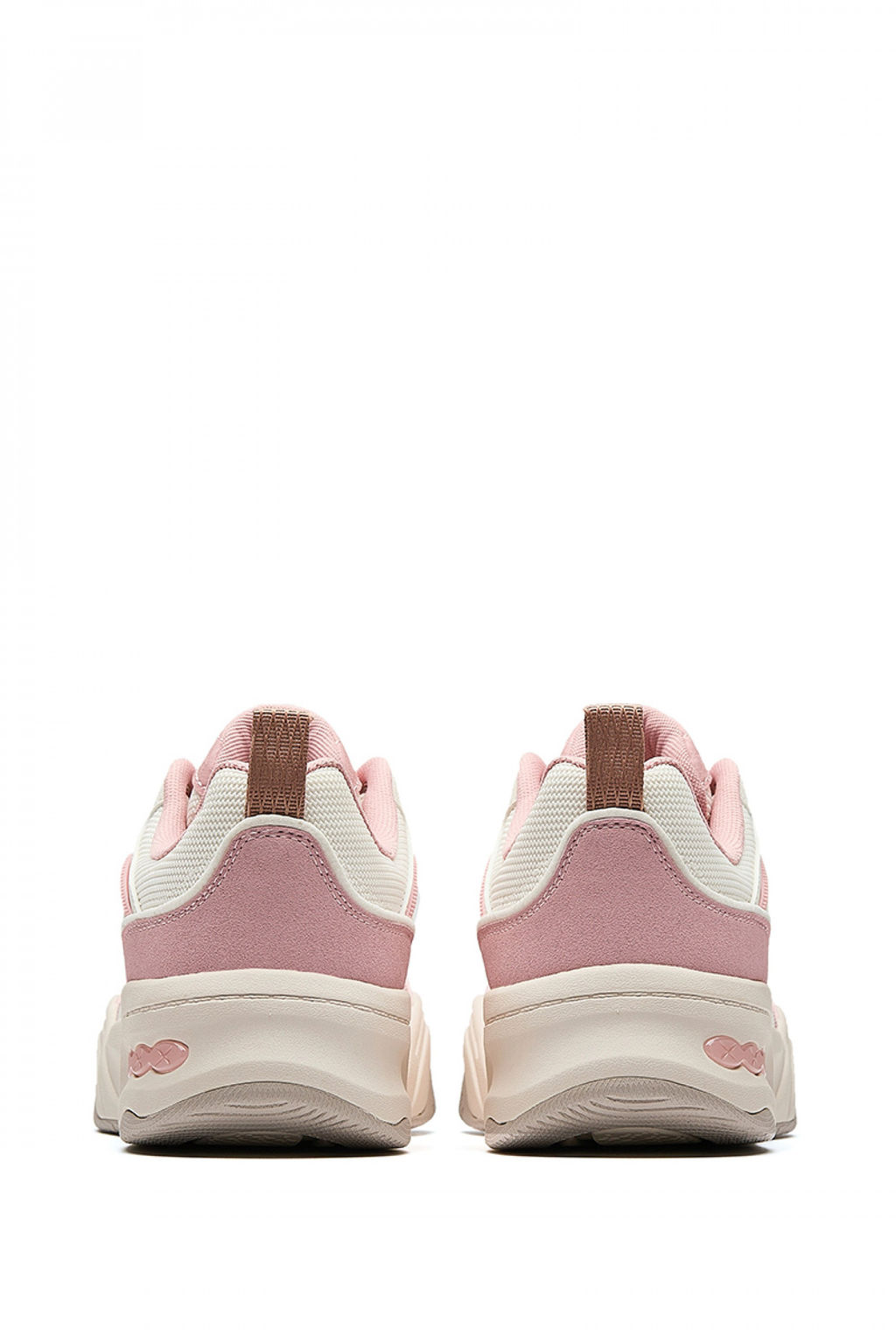 Кеды Бежевый/Розовый