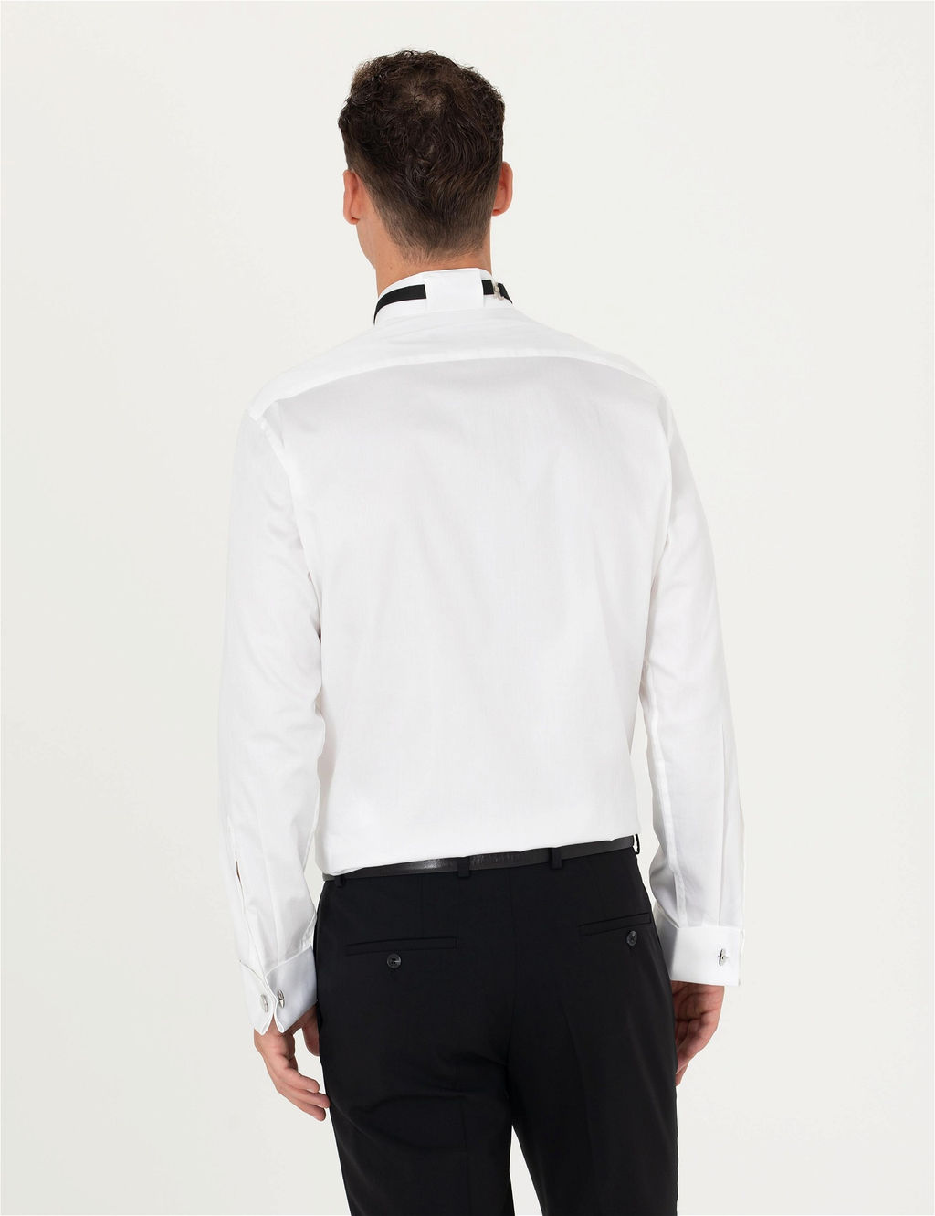 Beyaz Slim Fit Smokin G_mlek - Pierre cardin фото 5