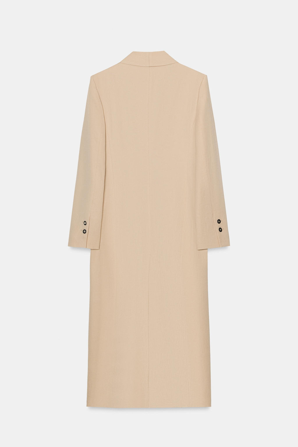 ABRIGO FLUIDO CRUZADO ZW COLLECTION / Beige - Zara фото 8