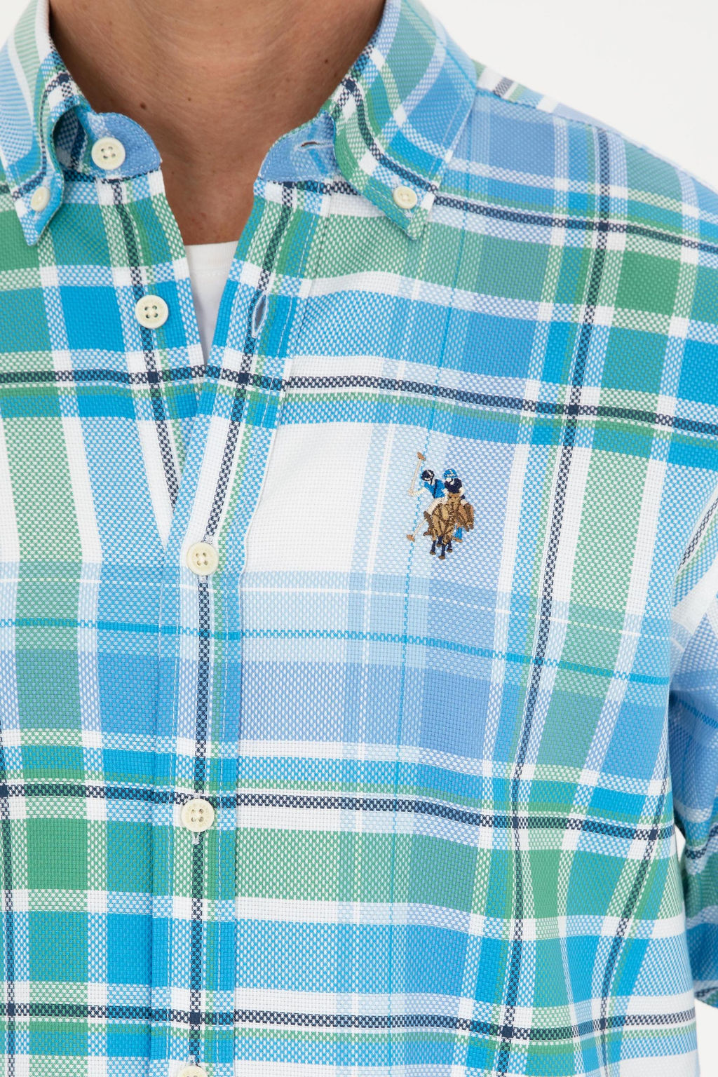 U. S. Polo Assn / Мужская рубашка Saks с длинным рукавом - U.s. polo assn фото 14