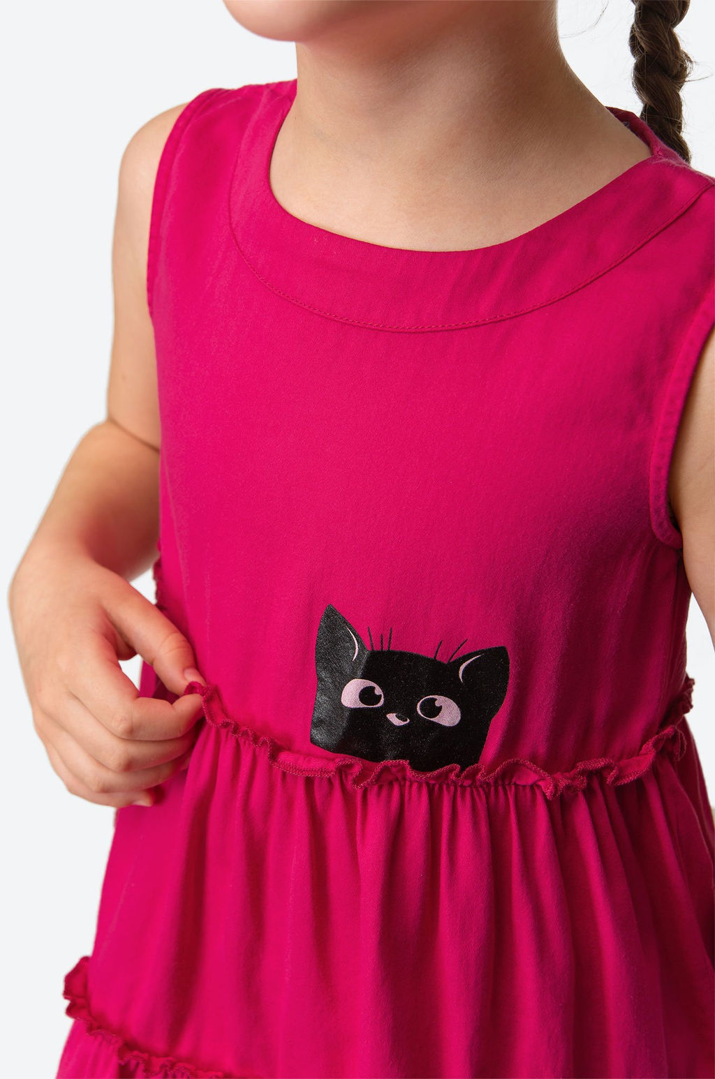 Летний сарафан из сатина для девочки Bonito  фото 12