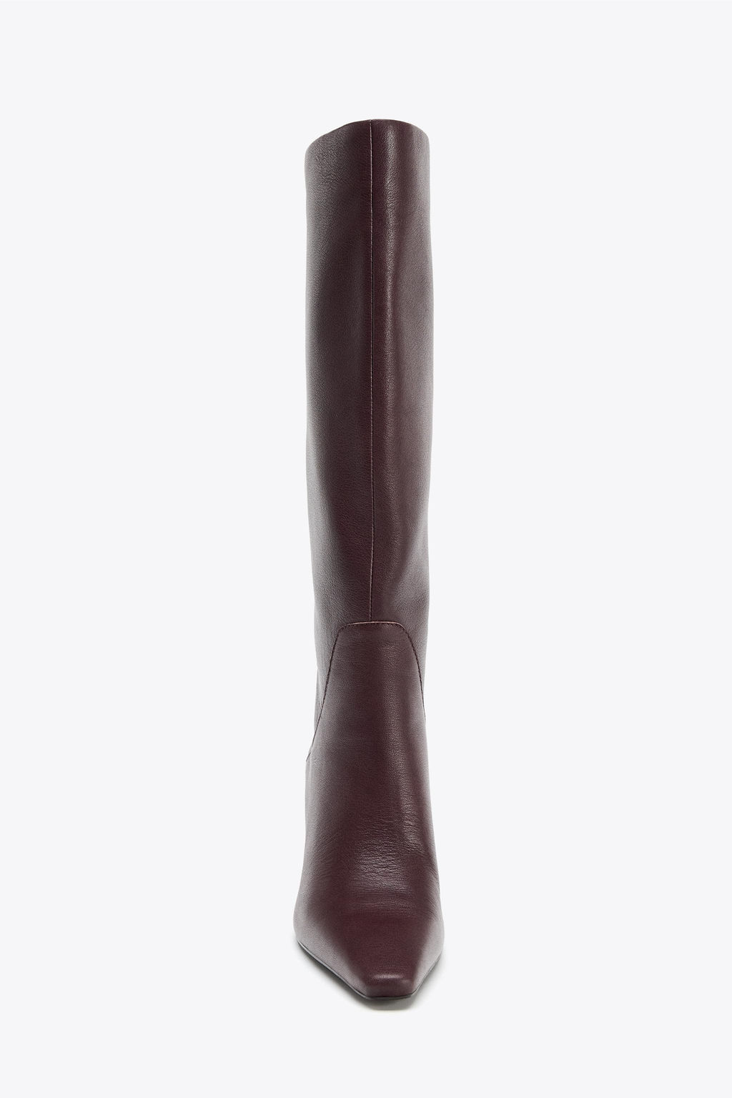 LEATHER HEELED BOOTS - Zara фото 6