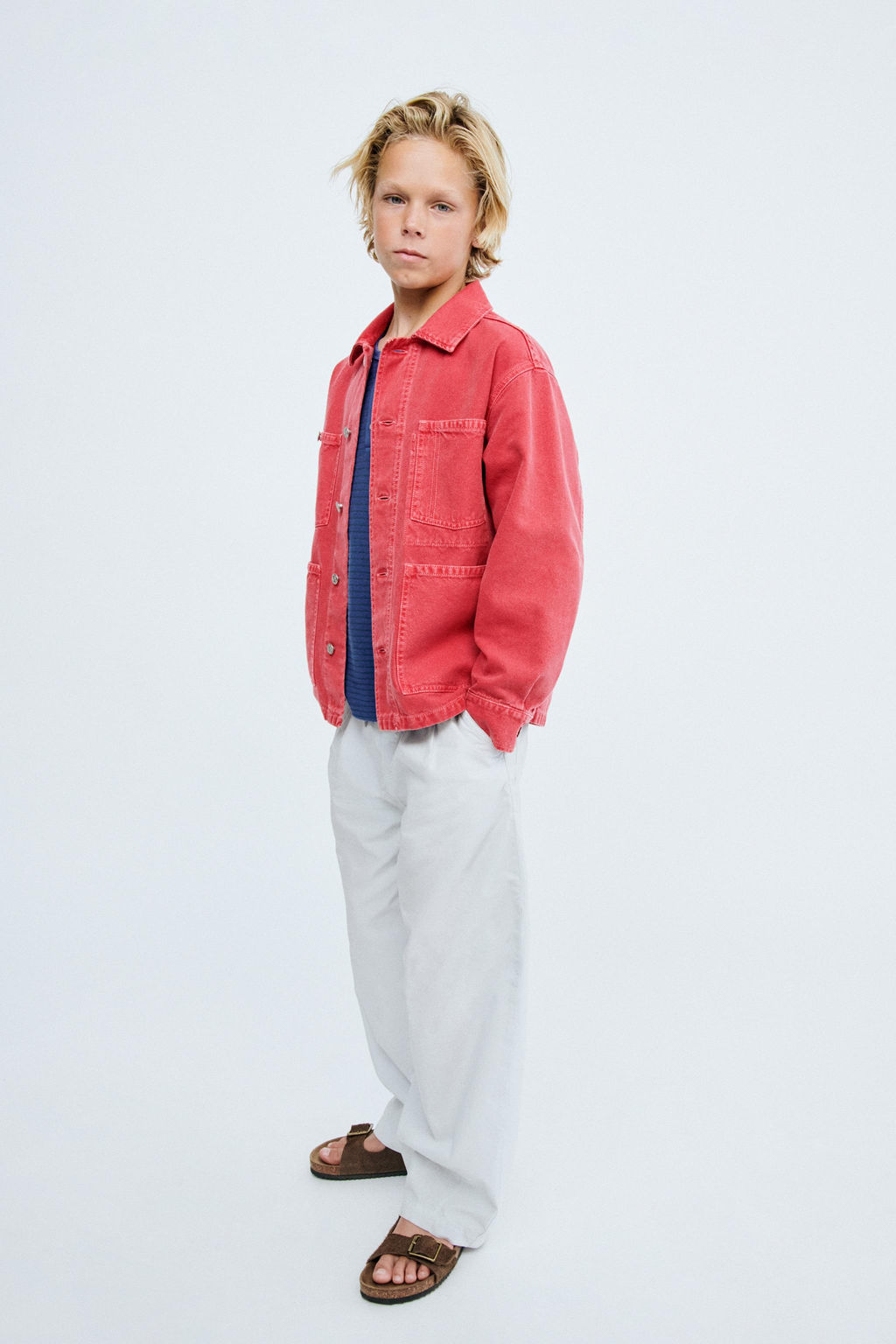 STORIESZ - SOBRECAMISA CANVAS / Rojo