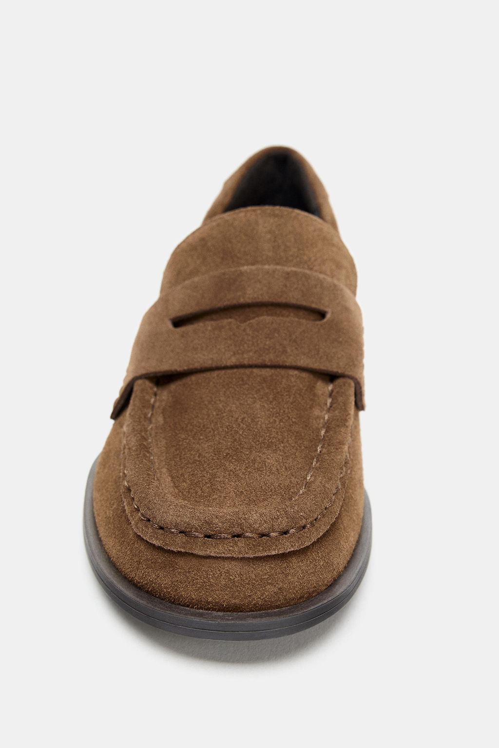 SPLIT SUEDE PENNY LOAFERS - Zara фото 4