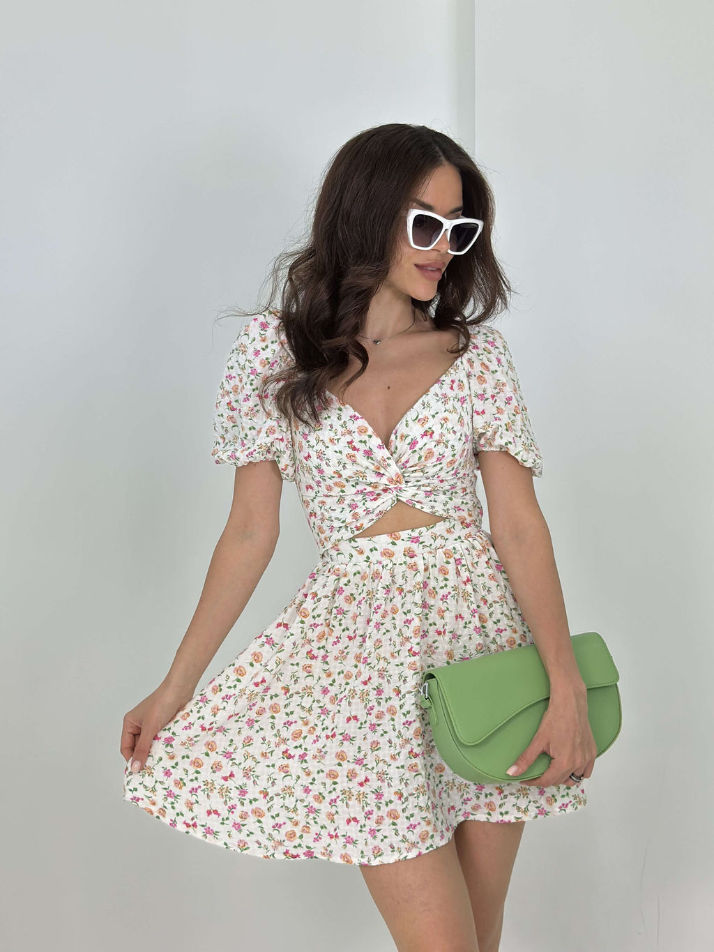 Платье Катрин (белый) - Nadi bordo фото 5