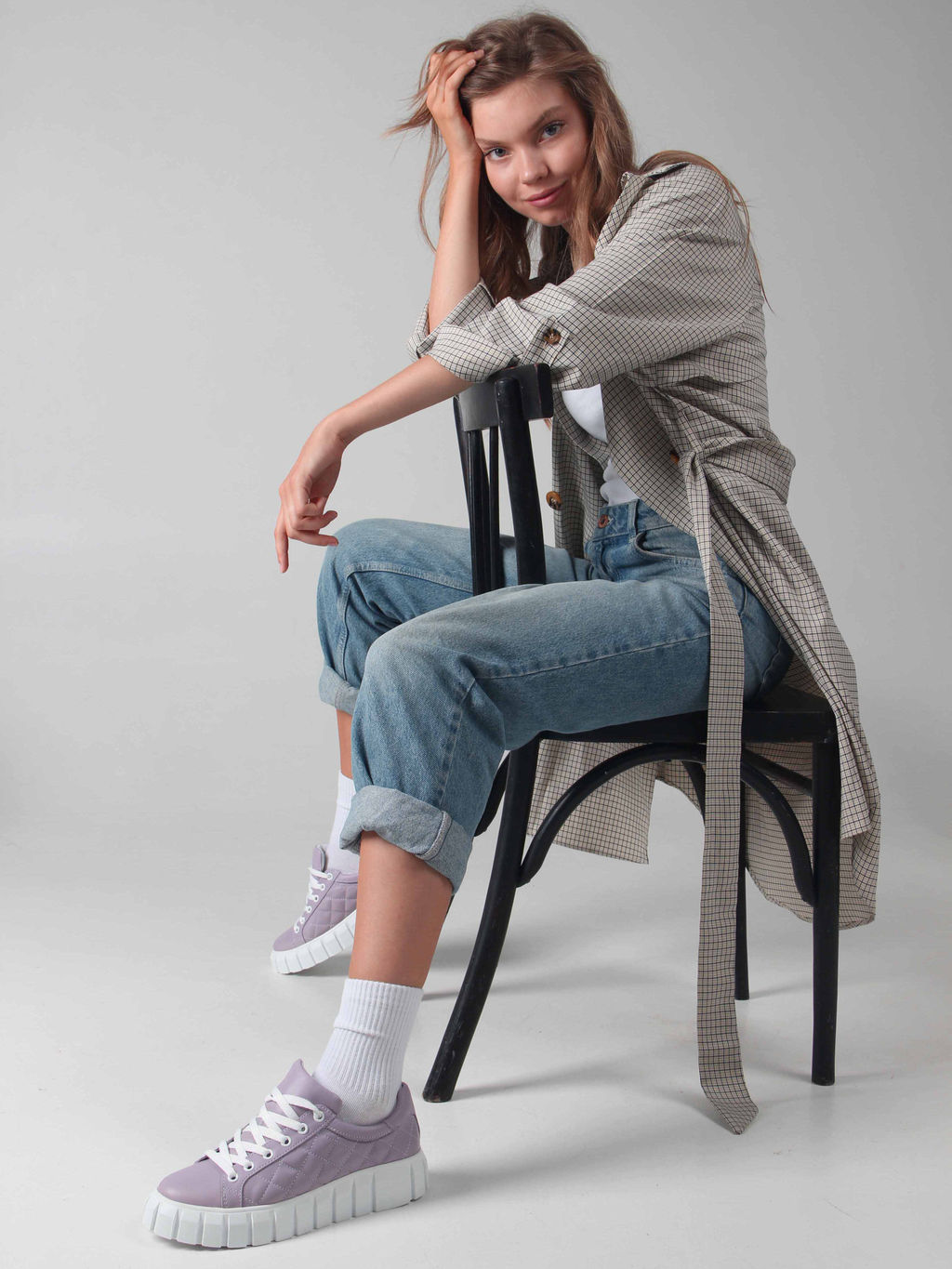 Кеды EDART 146.91505 w. lilac - Ed'art фото 3