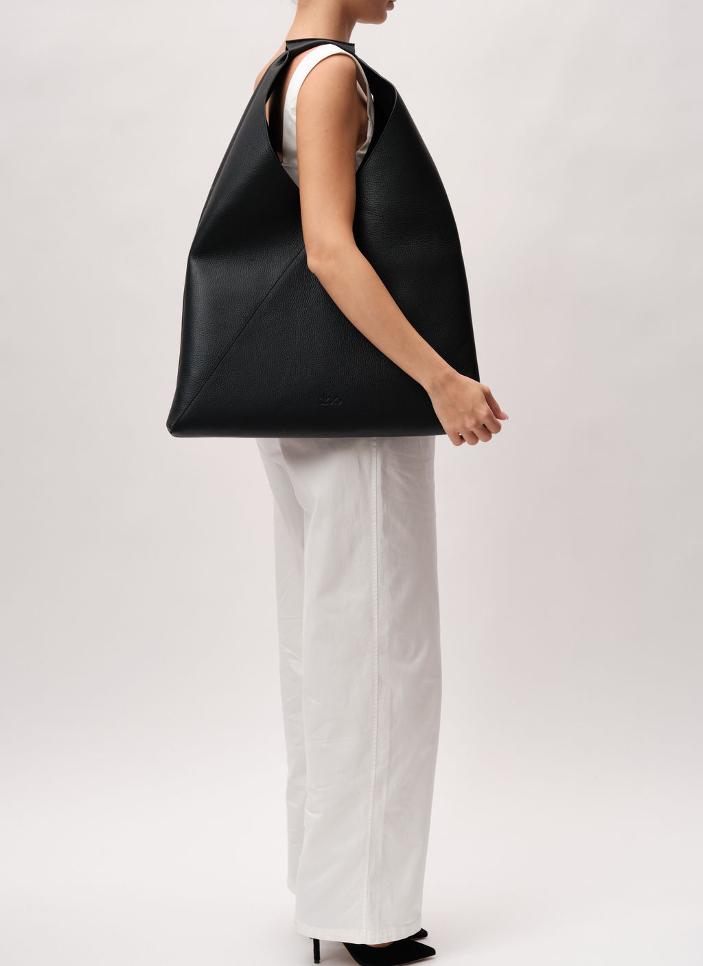 Кожаная сумка Luna DBR 31373 черный фото 12