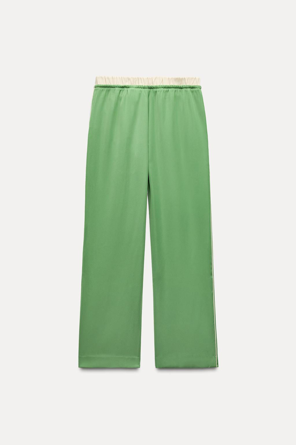 TROUSERS WITH SIDE TRIMS - Zara фото 7