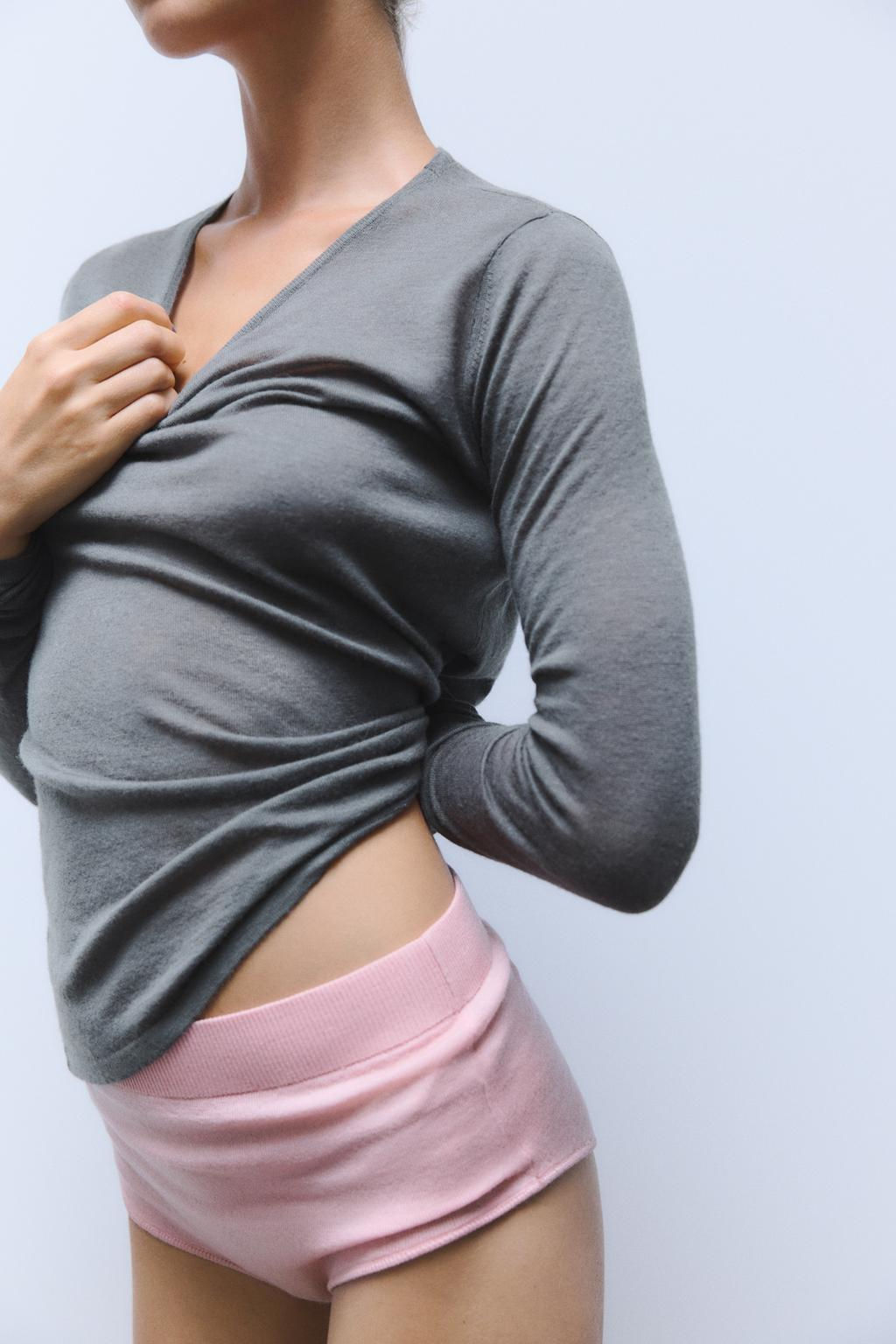 WOOL FULL BRIEFS - Zara фото 10