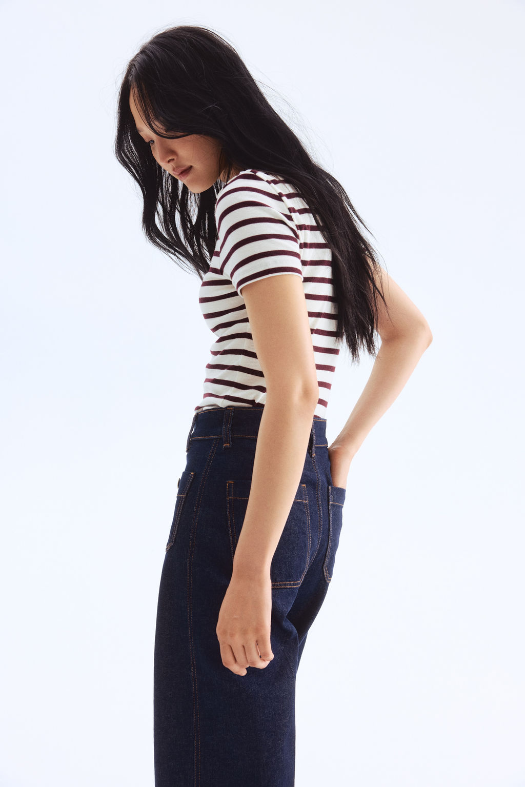 Wide High Ankle Jeans - H&m фото 9