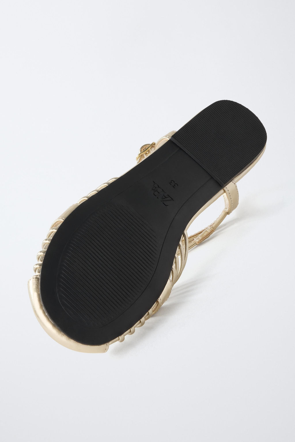 CANGREJERA TIRAS METALIZADA / Oro - Zara фото 7