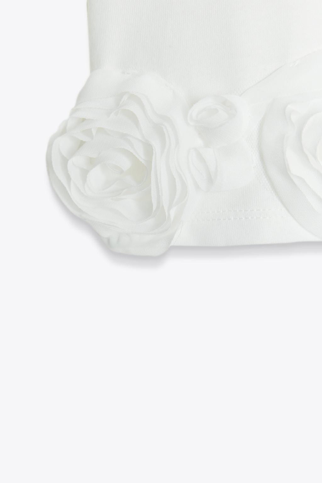 3D ROSE T-SHIRT - Zara фото 7