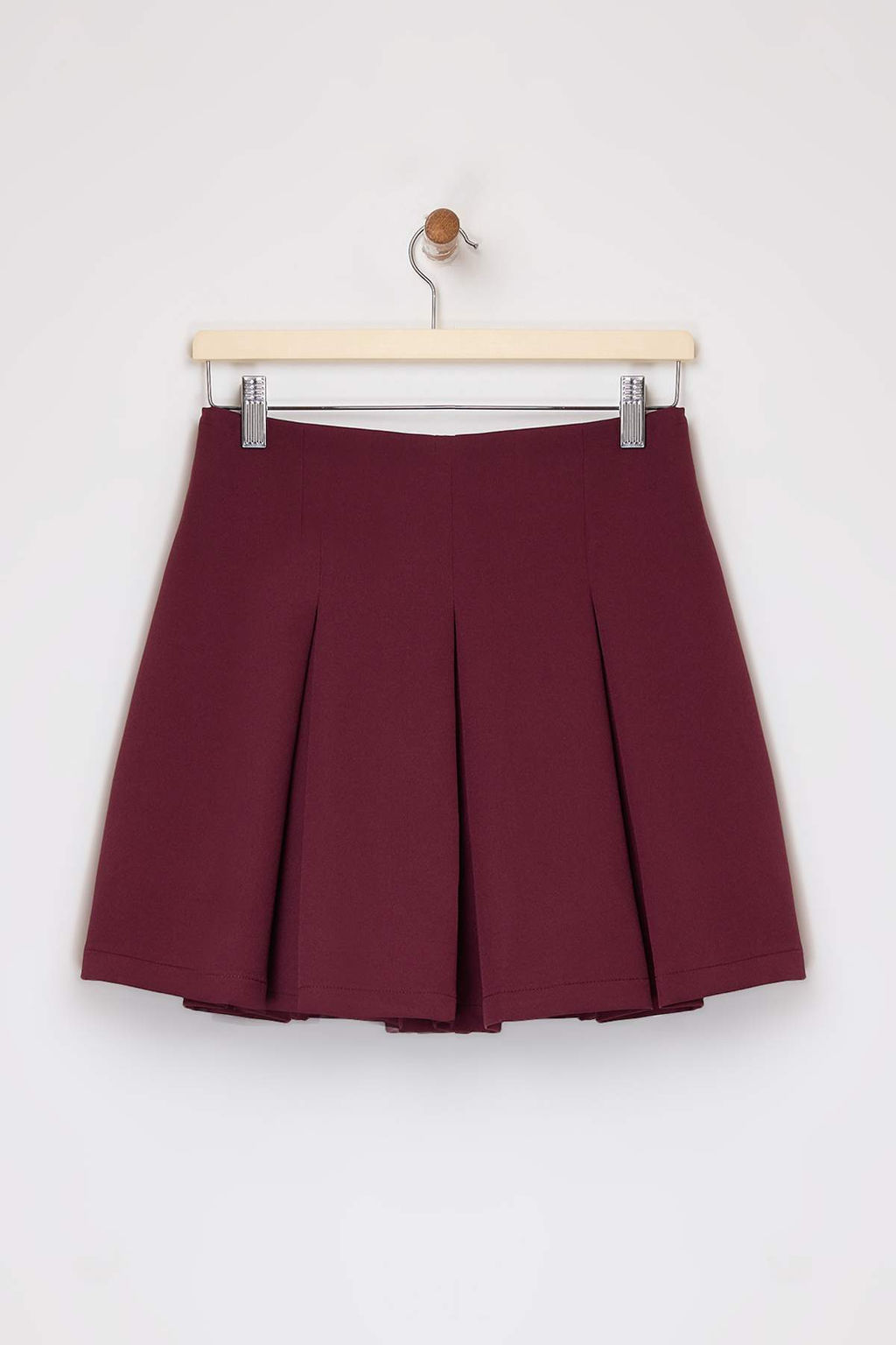 TRENDYOLMILLA Siyah Pileli Dokuma Sort Etek TWOAW24SR00006  фото 21