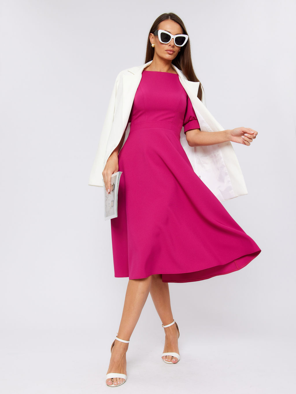 Платье с открытой спинкой и декоративной застежкой NEW - Fashion.love.story фото 6