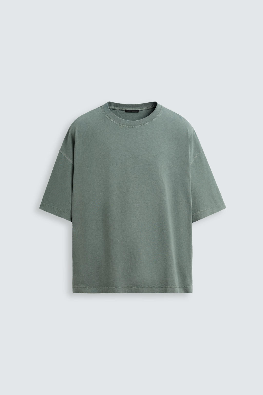 LIGHTWEIGHT WASHED BOXY FIT T-SHIRT - Zara фото 7
