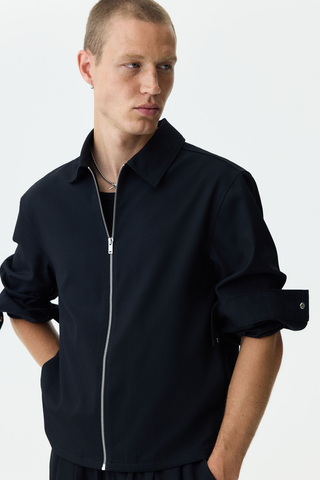 Sobrecamisa de sarga - H&m фото 4