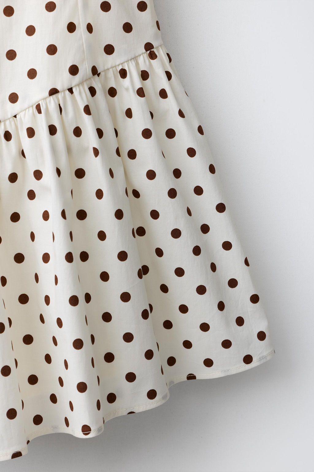 VESTIDO LUNARES / Crudo / Marr?n - Zara фото 6