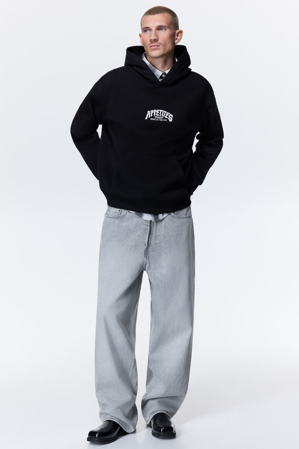 Sudadera con motivo y capucha Relaxed Fit - H&m фото 9