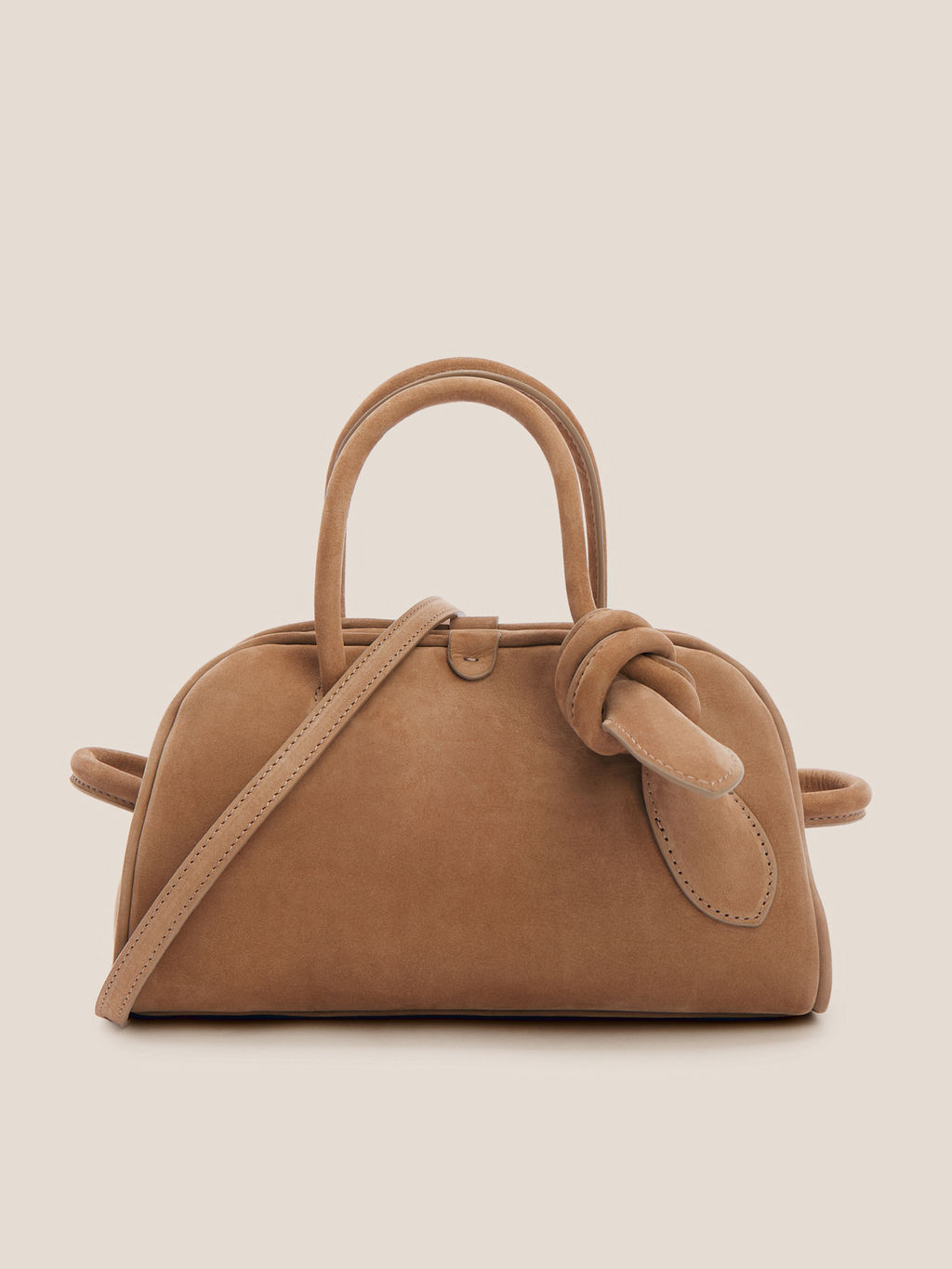 Женская сумка с ручками MAISON DAVID NATALY MINI Артикул 4638085, бежевый  фото 2