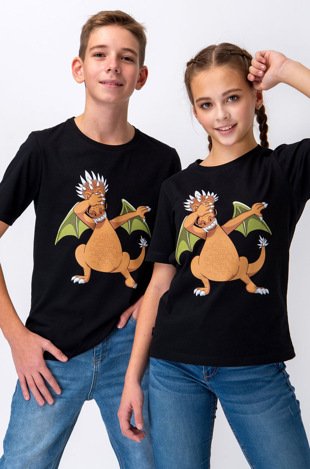 Детская футболка с принтом дракон Happy Fox  фото 6