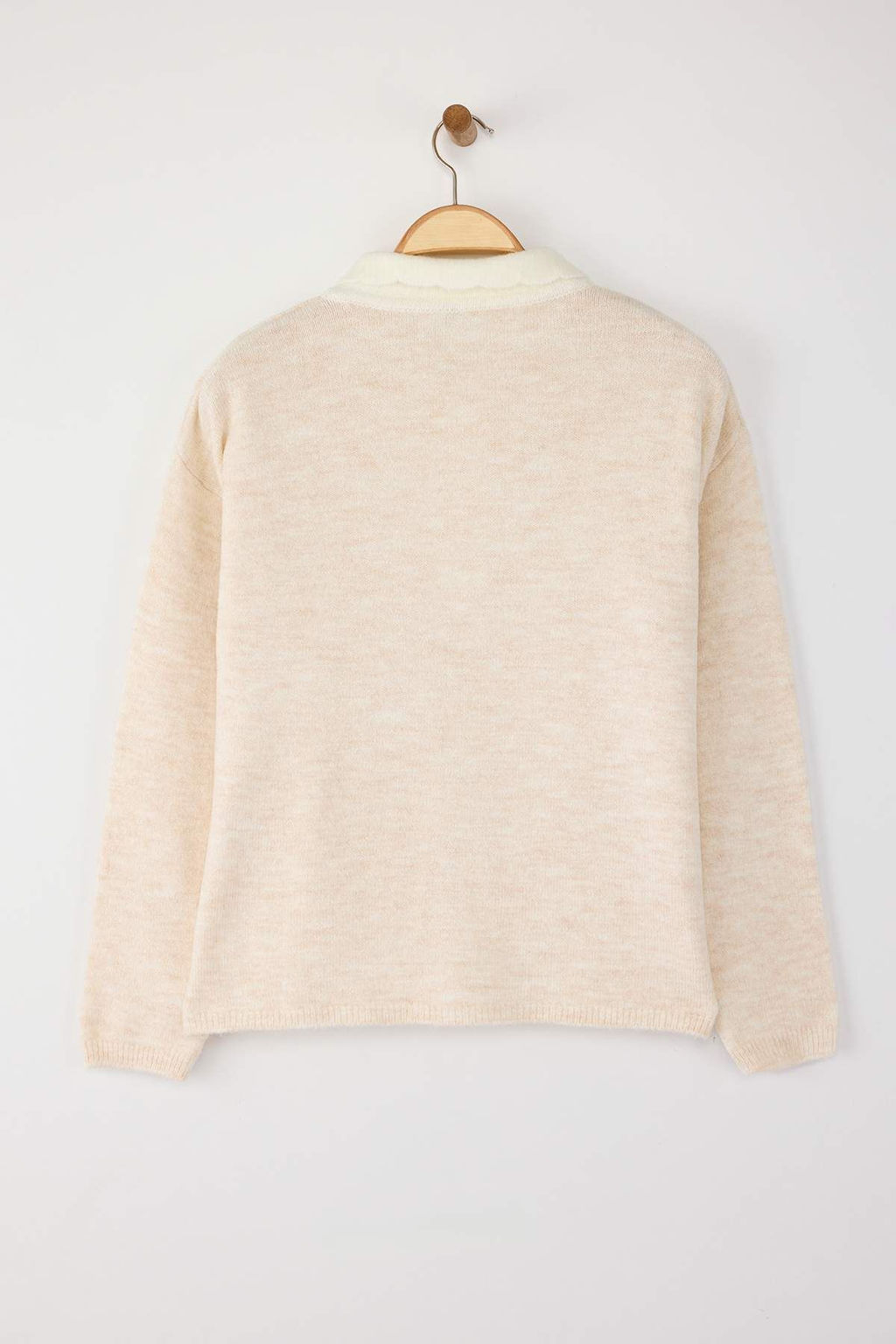 Indigo Yumusak Dokulu Genis Kal?p Triko Kazak TWOAW26KZ00062 - Trendyolmilla фото 8