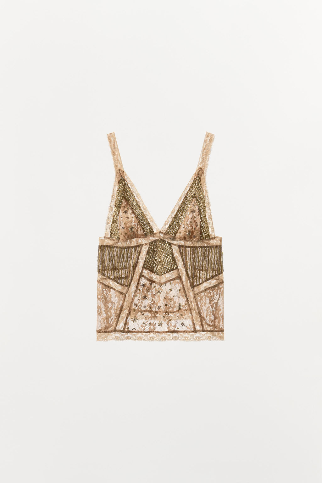 LIMITED EDITION LACE AND SEQUIN TOP - Zara фото 8