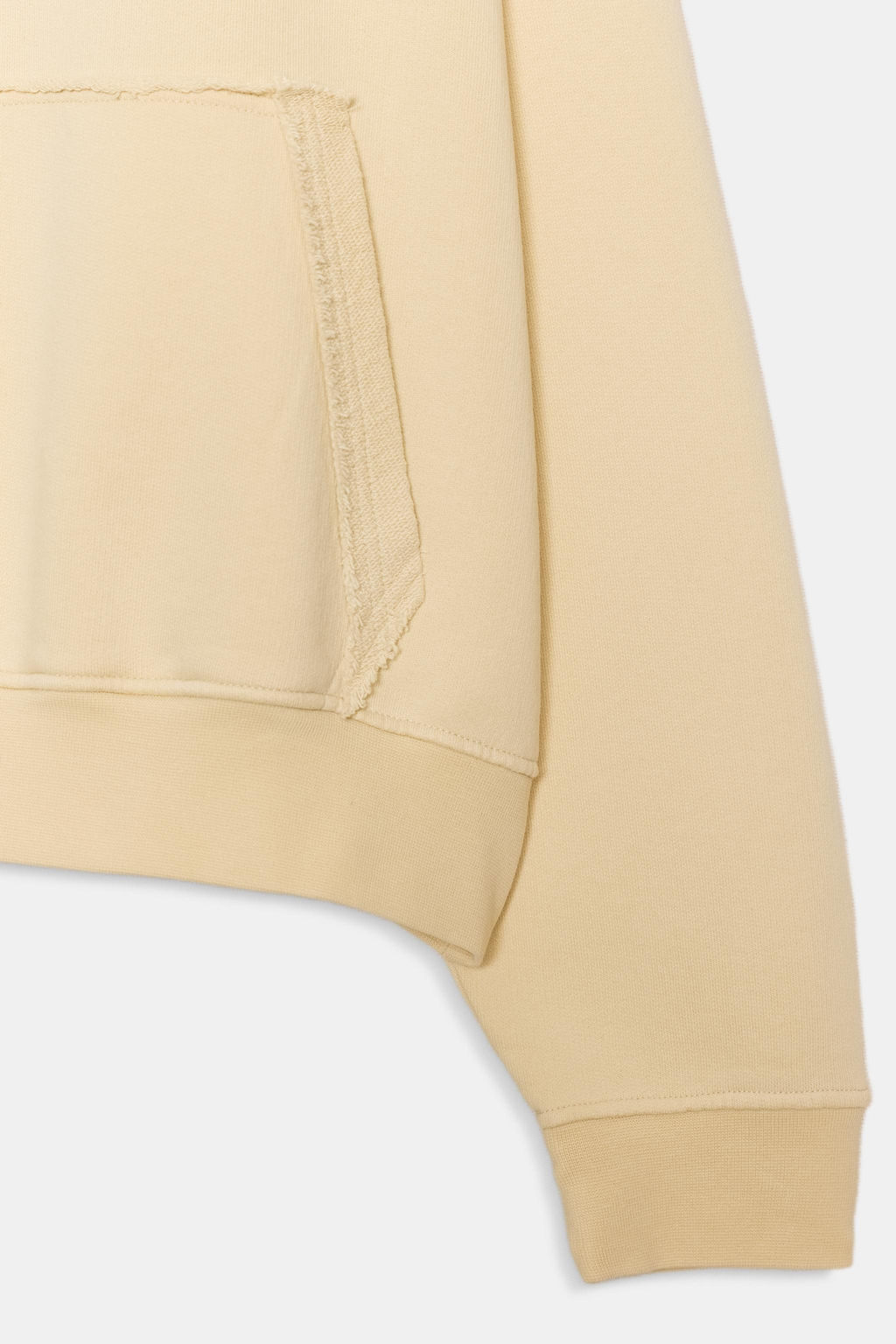 SUDADERA CAPUCHA EFECTO LAVADO / Amarillo - Zara фото 8