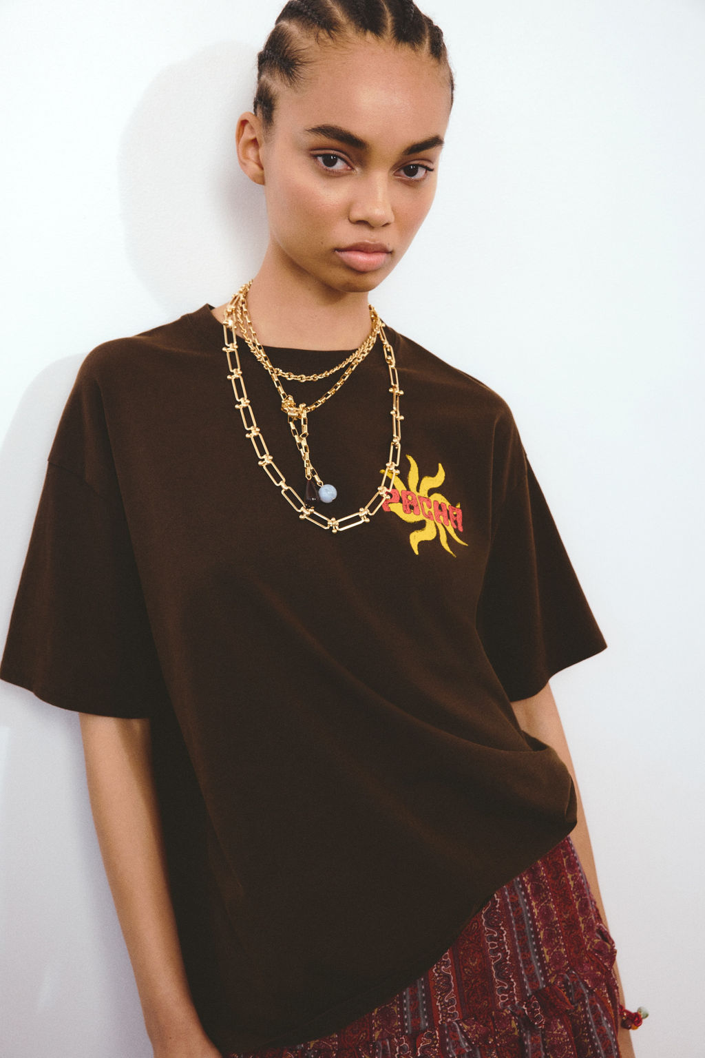 Camiseta oversize con motivo estampado - H&m фото 8