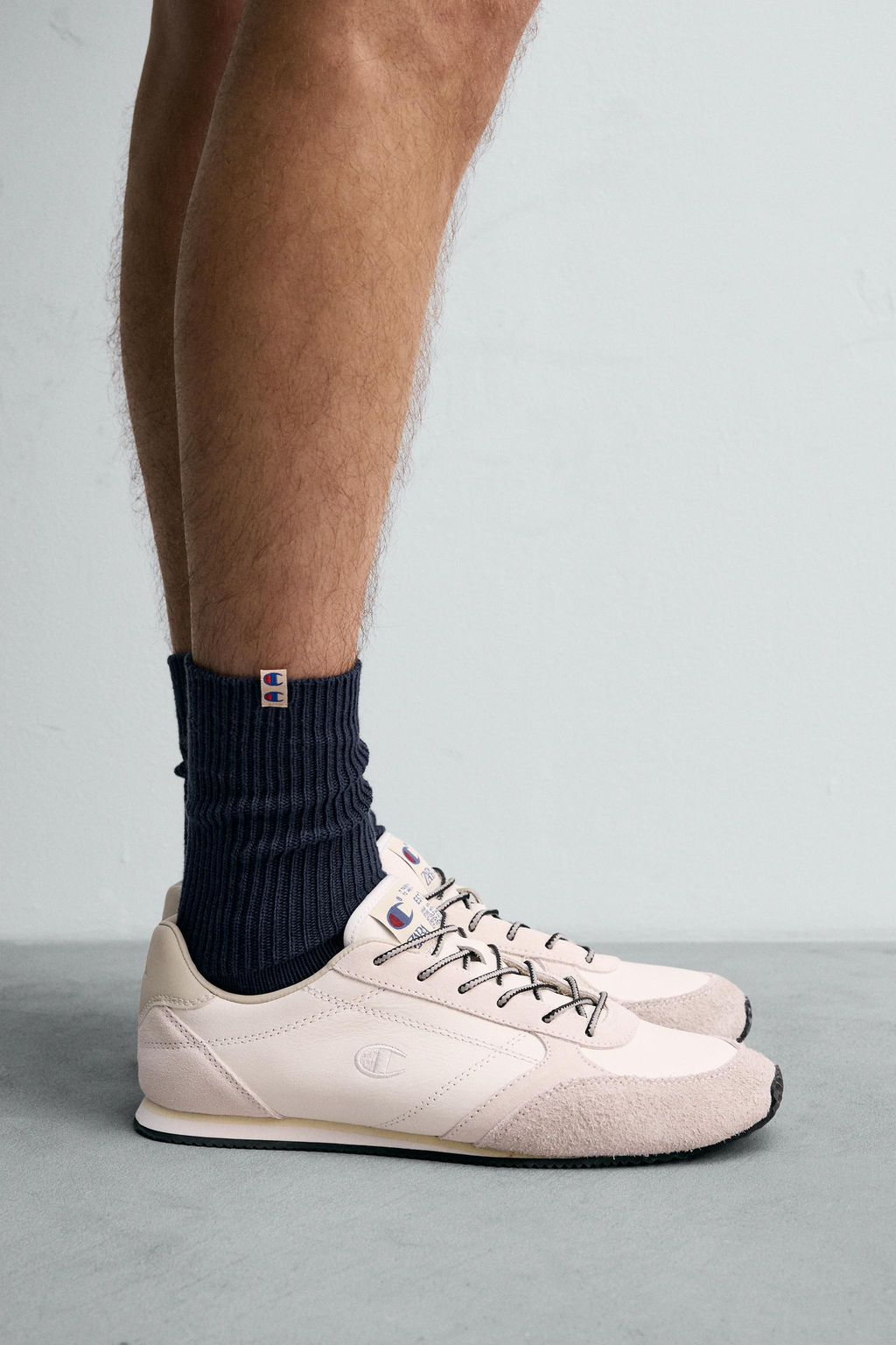 CHAMPION ® X ZARA LEATHER TRAINERS  фото 2