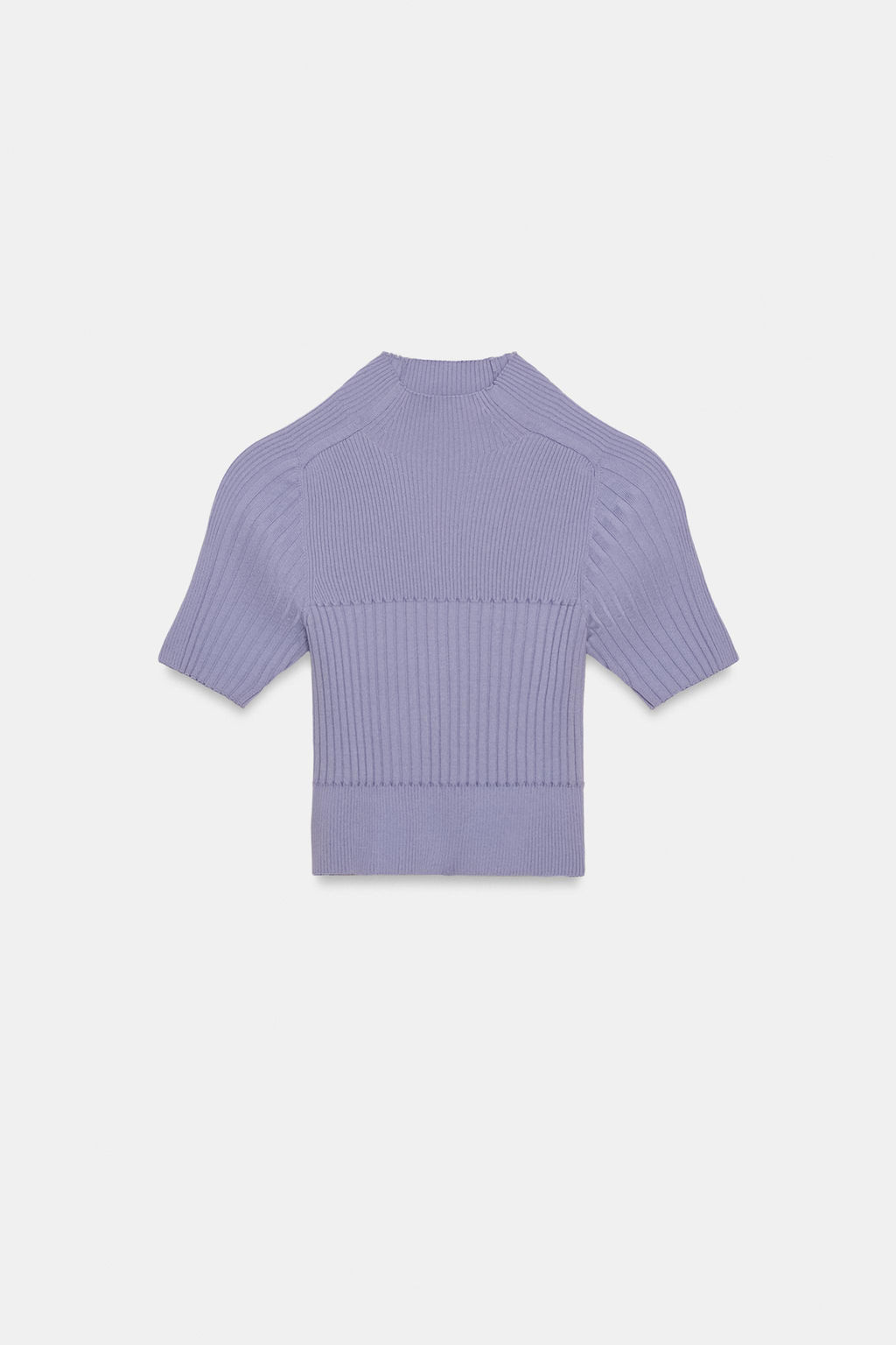 TOP CROP PUNTO RIB / Lila - Zara фото 2