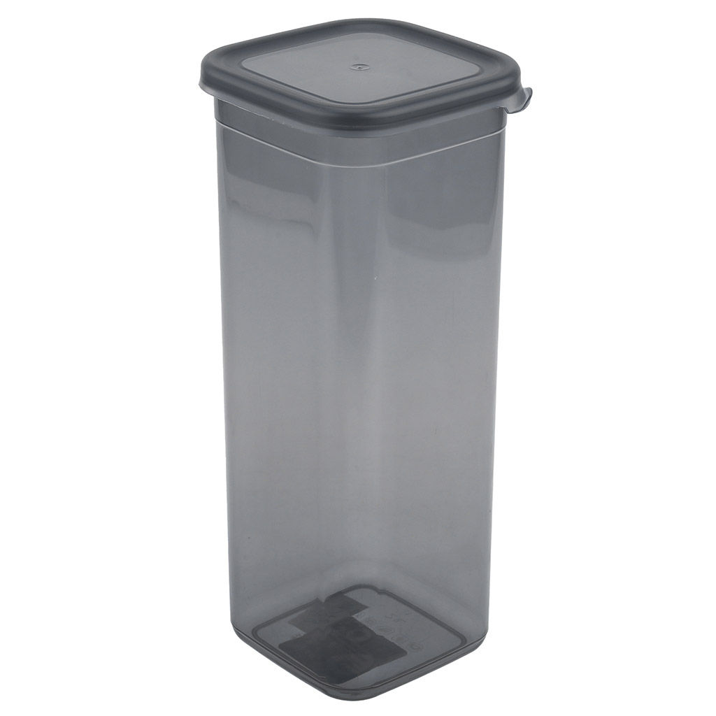 Емкость-контейнер для сыпучих продуктов пластмассовый 2,1л, 11х10,5х27,5см, полипропилен (Россия)