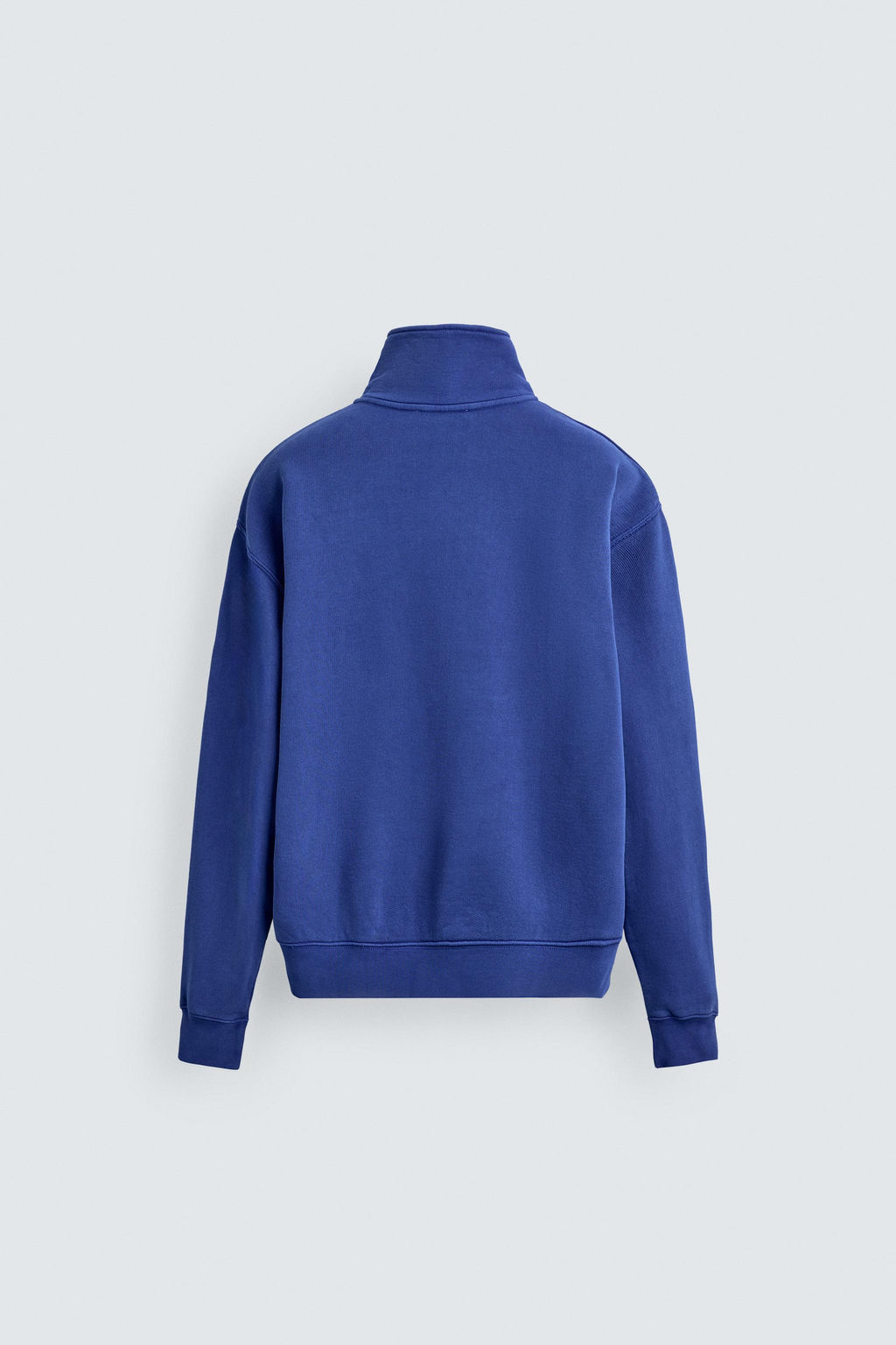 SUDADERA CUELLO CREMALLERA CINTA AARON LEVINE X ZARA / Azul?n  фото 7