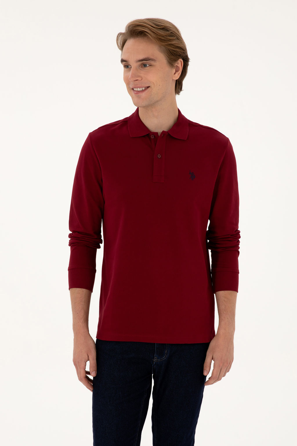 Erkek Bordo Basic Sweatshirt Sepette S_rpriz _ndirim - U.s. polo assn фото 10