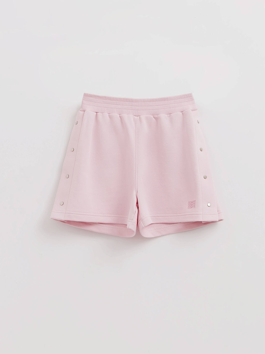 CONTE Шорты из футера с боковой вставкой на кнопках LS 2783 crystal pink