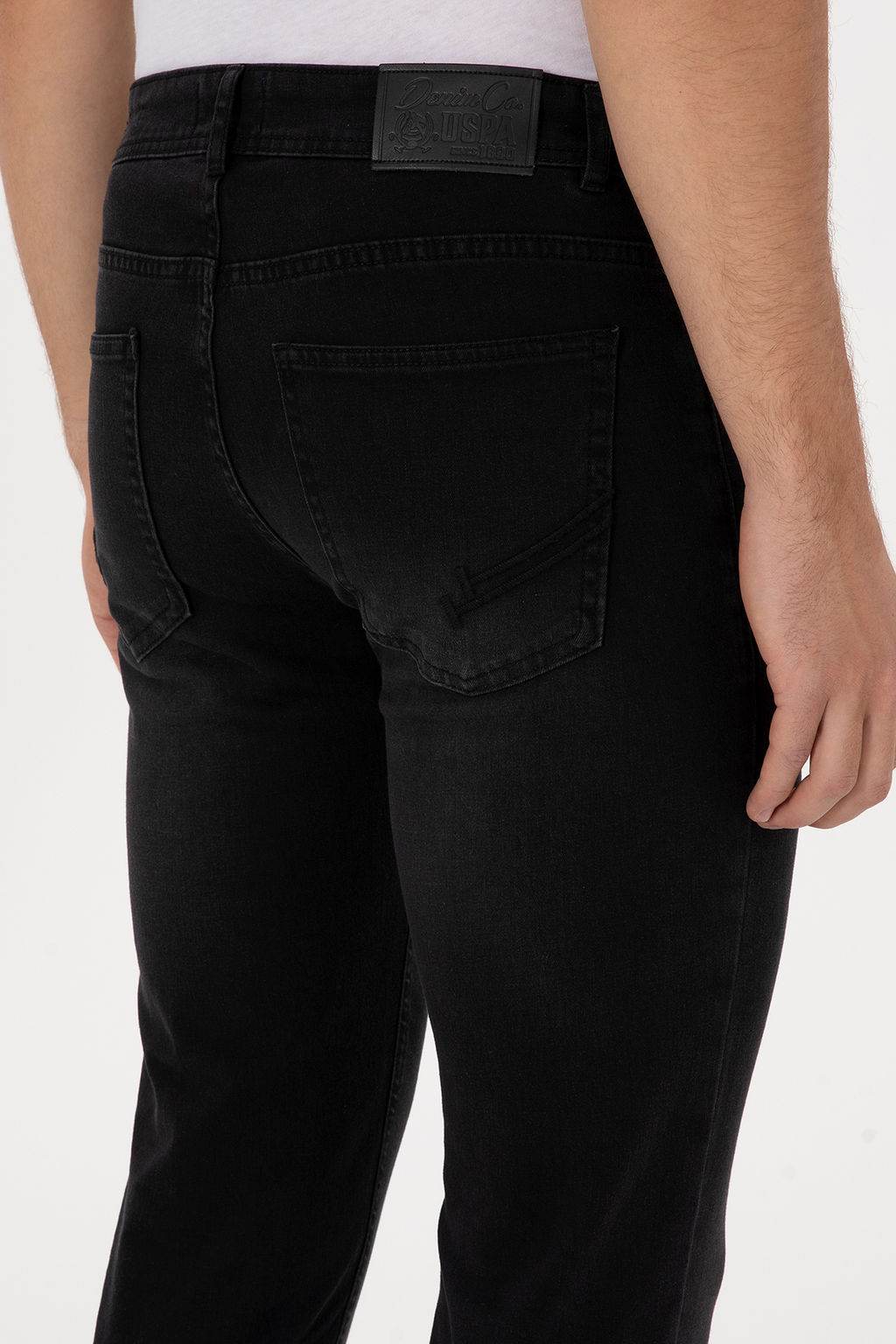 Erkek Siyah Slim Fit Jean Pantolon - U.s. polo assn фото 18